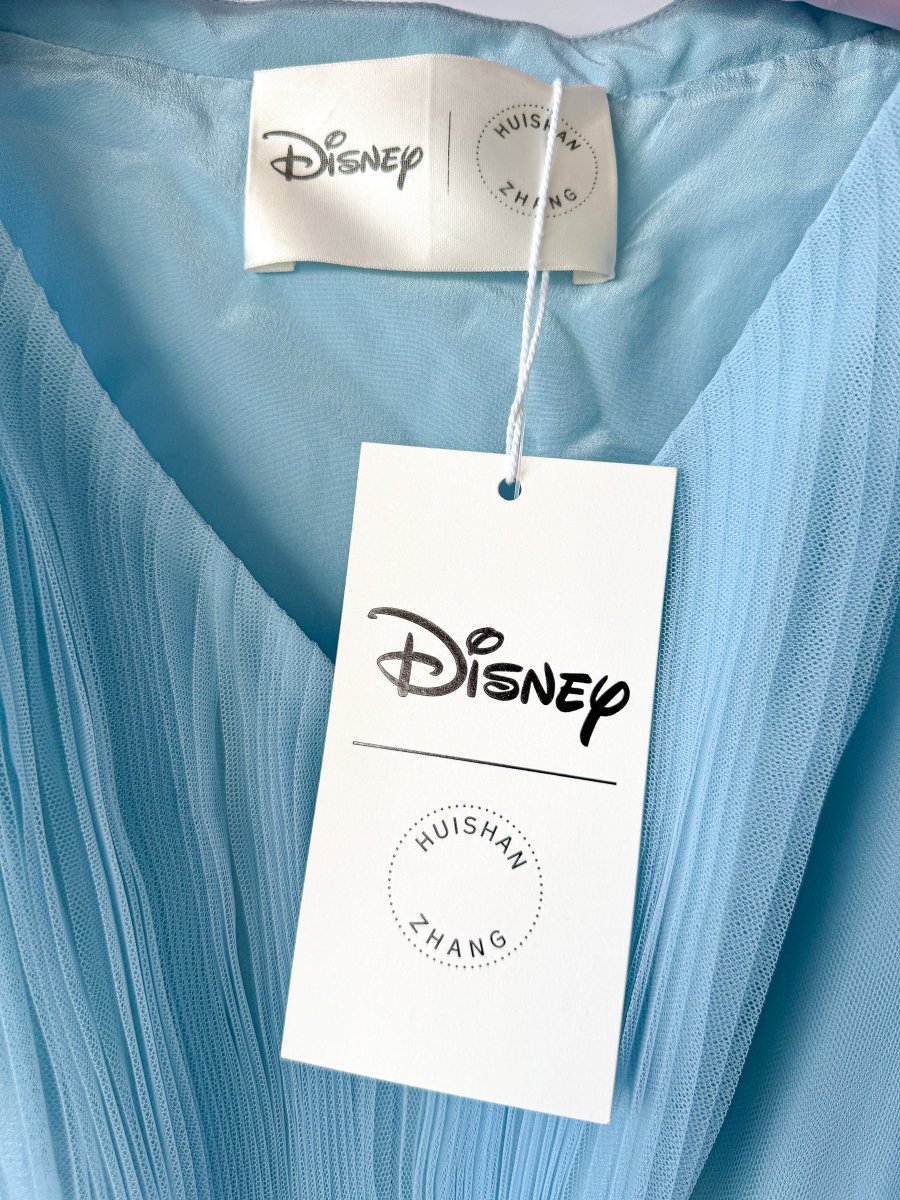 Huishan Zhang x Disney Josephine Plissé Woven Maxi Dress - Imagen 4