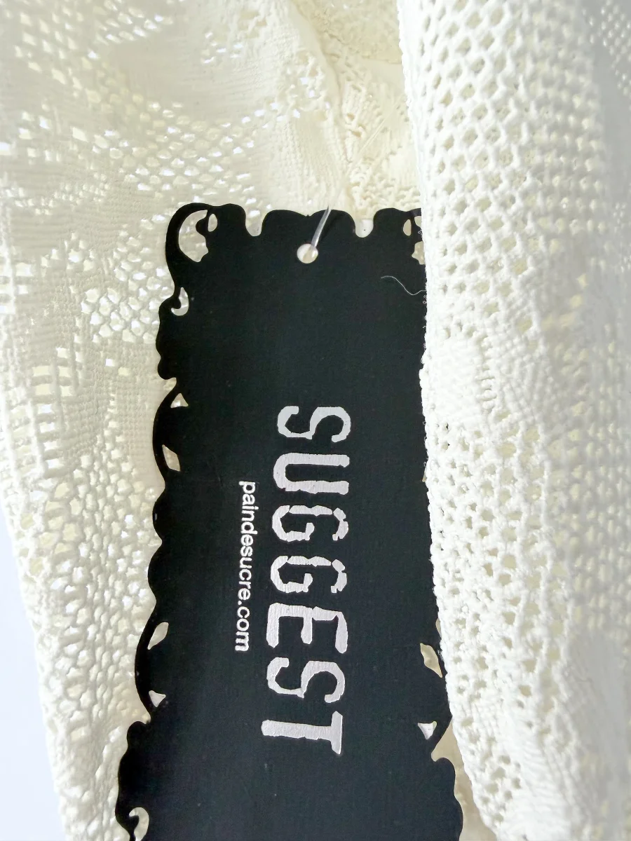 Pain De Sucre Ecru White French Lace Slip Dress In Jasun - Imagen 8