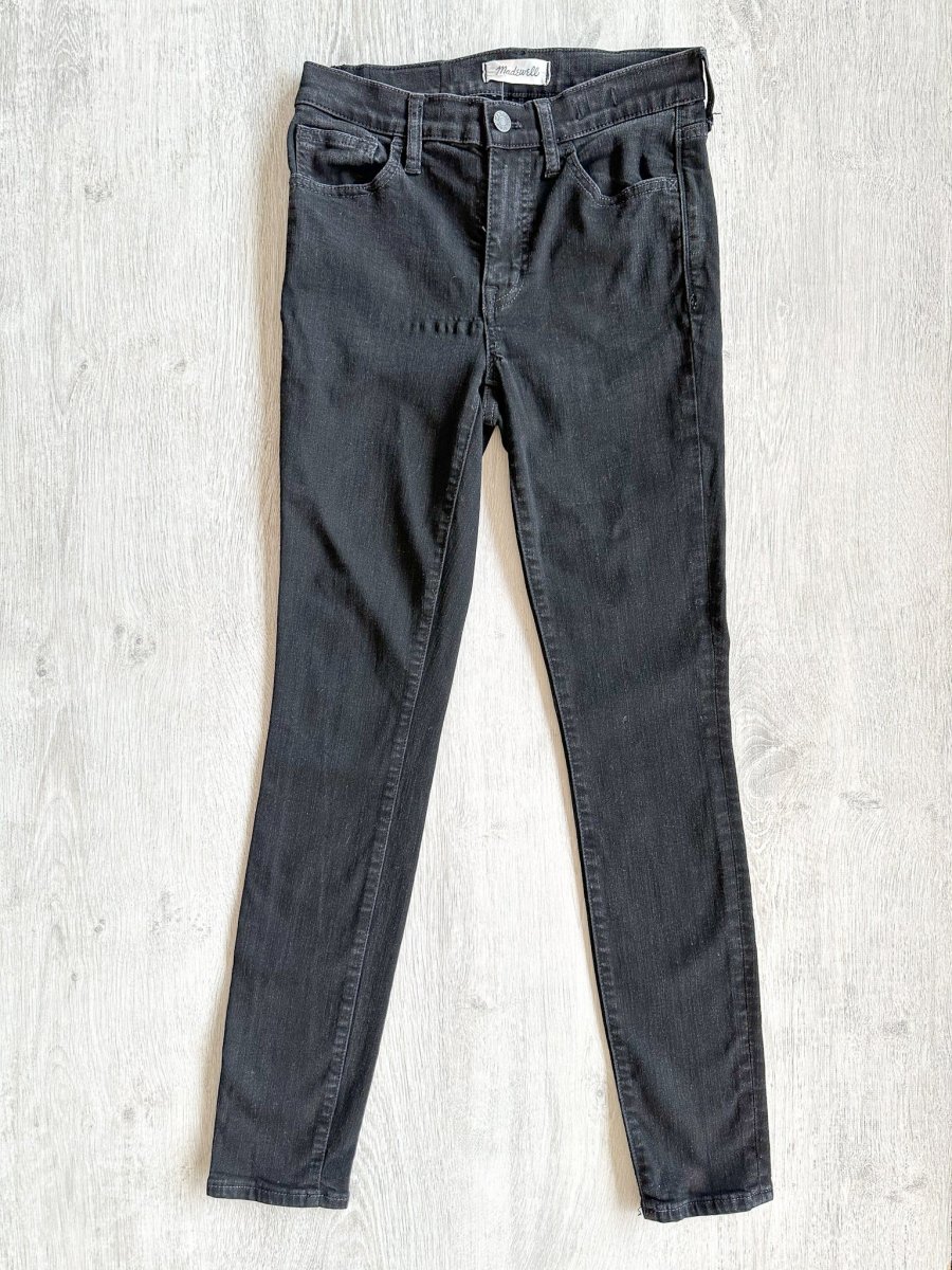 Madewell Roadtripper Bennett Black Skinny Jeans