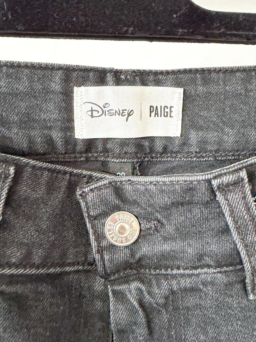 PAIGE x Disney Cinderella Sasha Wide-Leg Stretch Denim Jeans - Imagen 7
