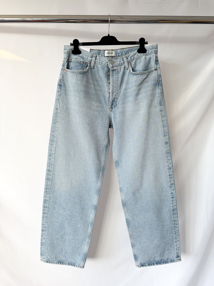 Agolde Henson Baggy Taper Denim Jeans in Replica - Imagen 3