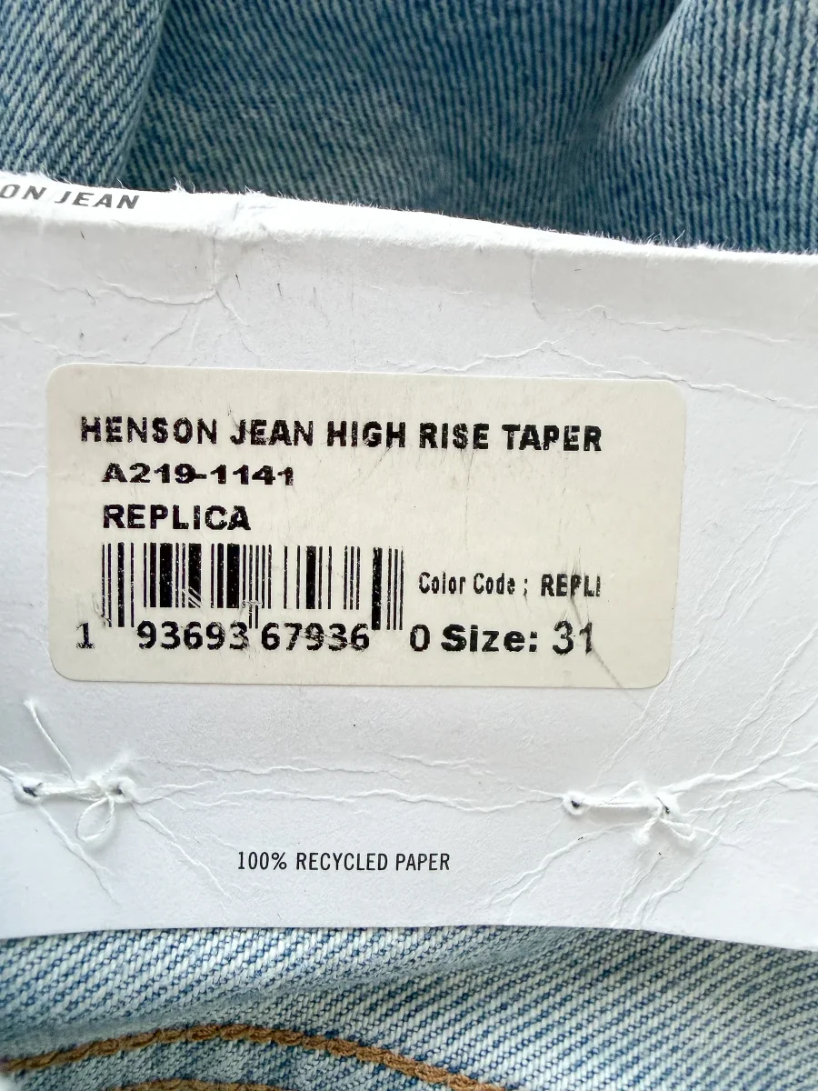 Agolde Henson Baggy Taper Denim Jeans in Replica - Imagen 4