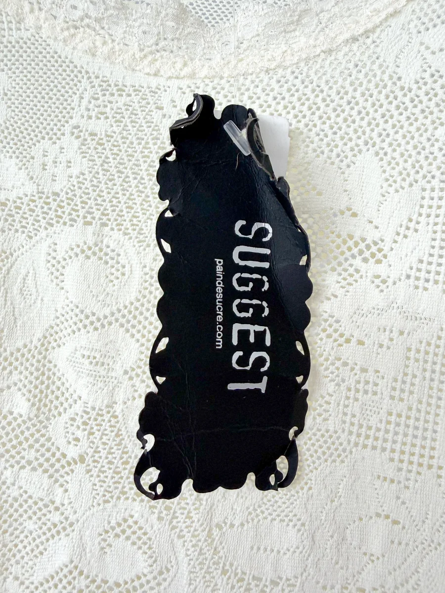 Pain De Sucre Ecru French Lace Bodysuit Eros - Imagen 7