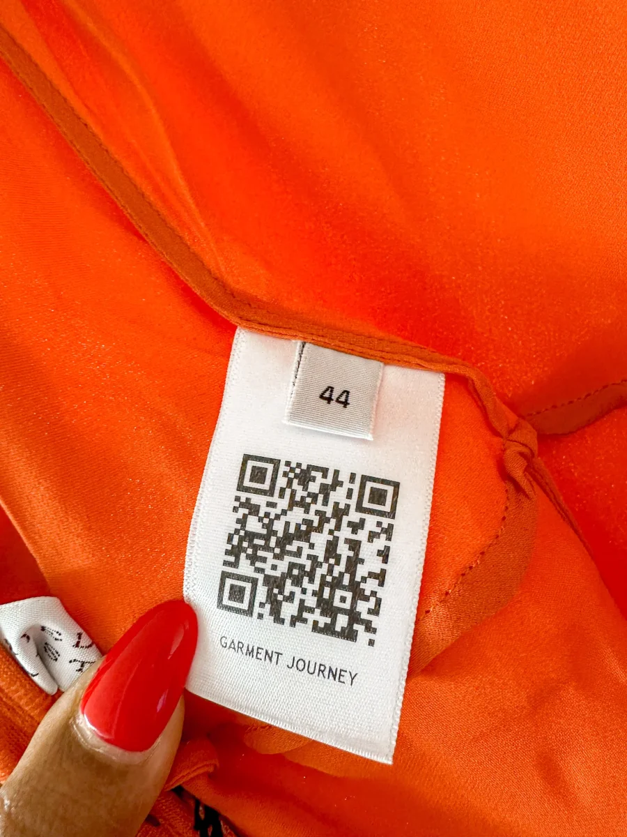 Gabriela Hearst Orange Cashmere Silk Twill Summer Maxi Dress - Imagen 9