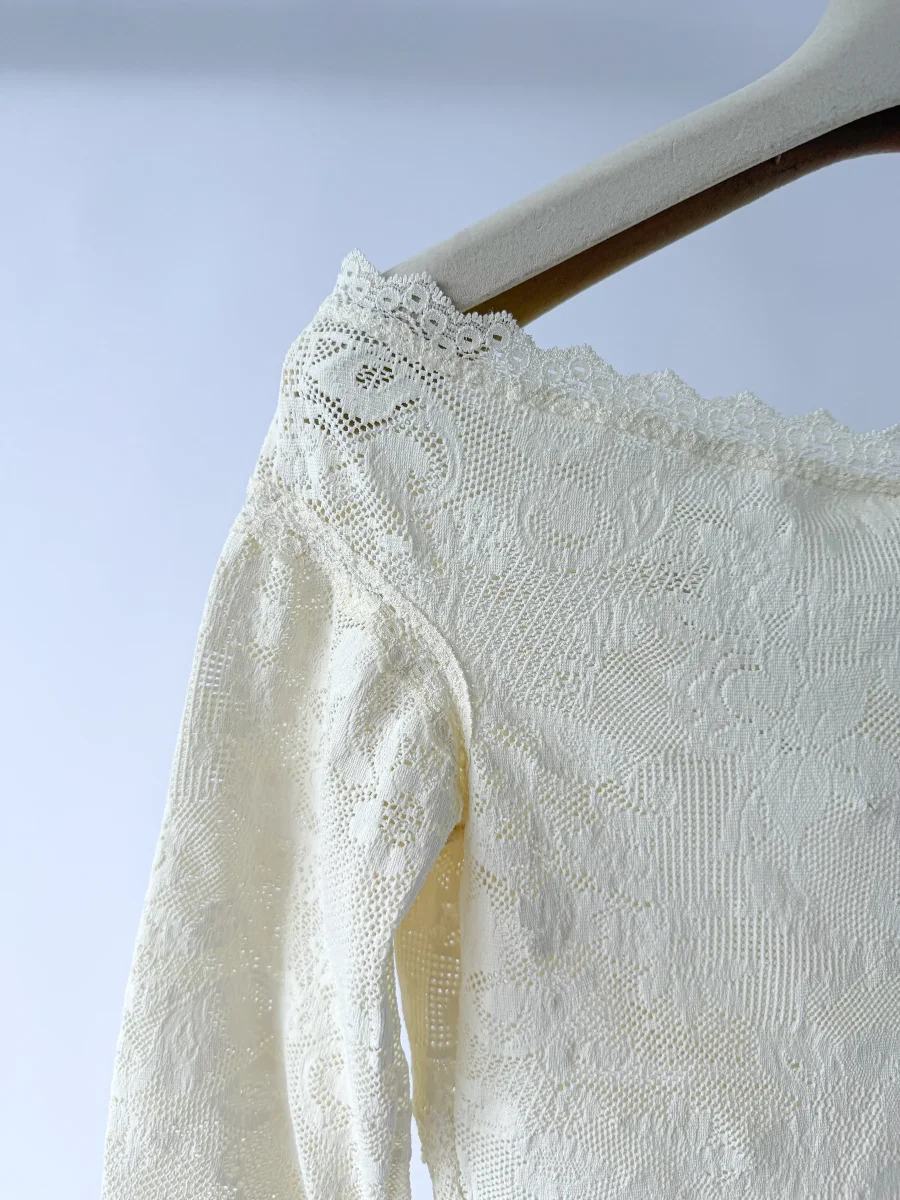 Pain De Sucre Ecru Leonor Off Shoulder Top - Imagen 6