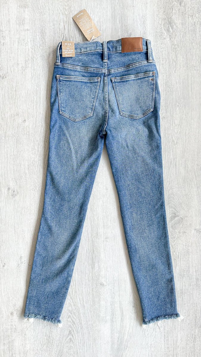 Madewell 10" High-Rise Skinny Jeans in Cordova Wash: Button-Front Edition - Imagen 9