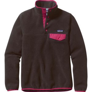 Polar LW Synchilla Snap-T Pullover Mujer Negro