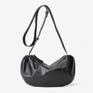 Bandolera piel negro
