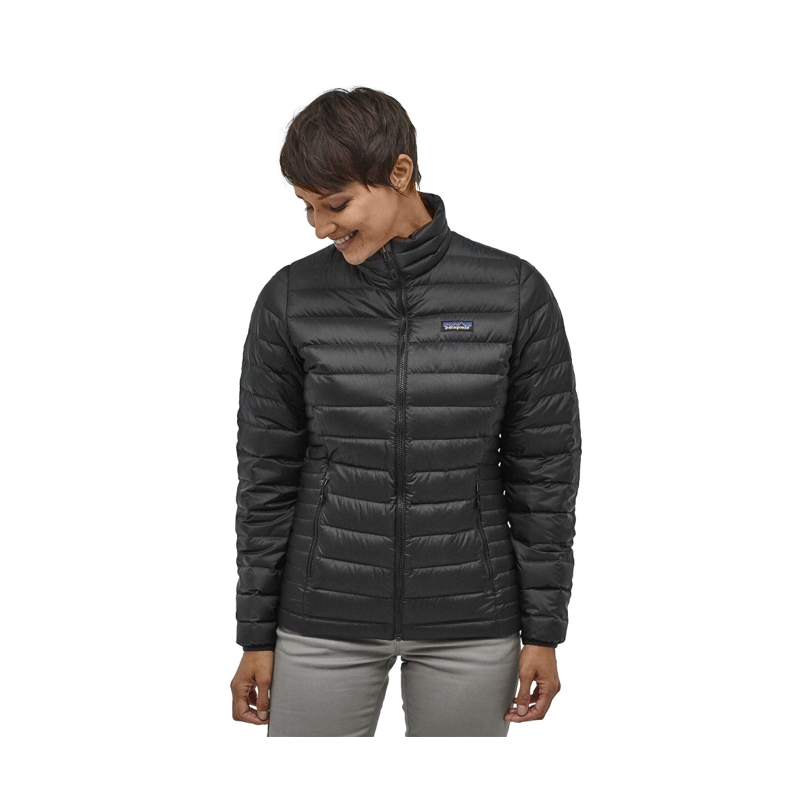 Parka Pluma Down Sweater Jacket Mujer Negro - Imagen 3