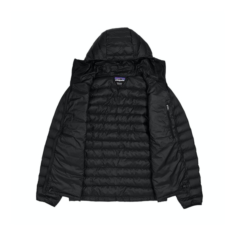 Parka Pluma Down Sweater Hoody Hombre Negro - Imagen 3