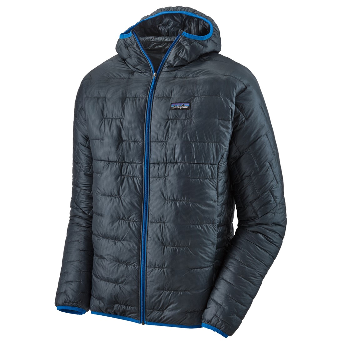Parka Sintética Micro Puff Hoody Hombre Azul