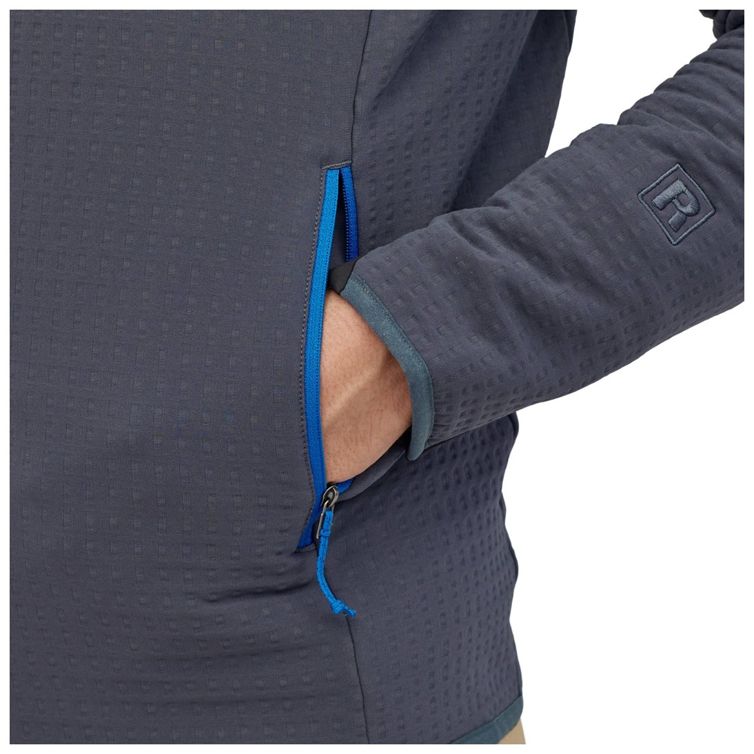 Polar R2 Techface Hoddy Hombre Azul - Imagen 4