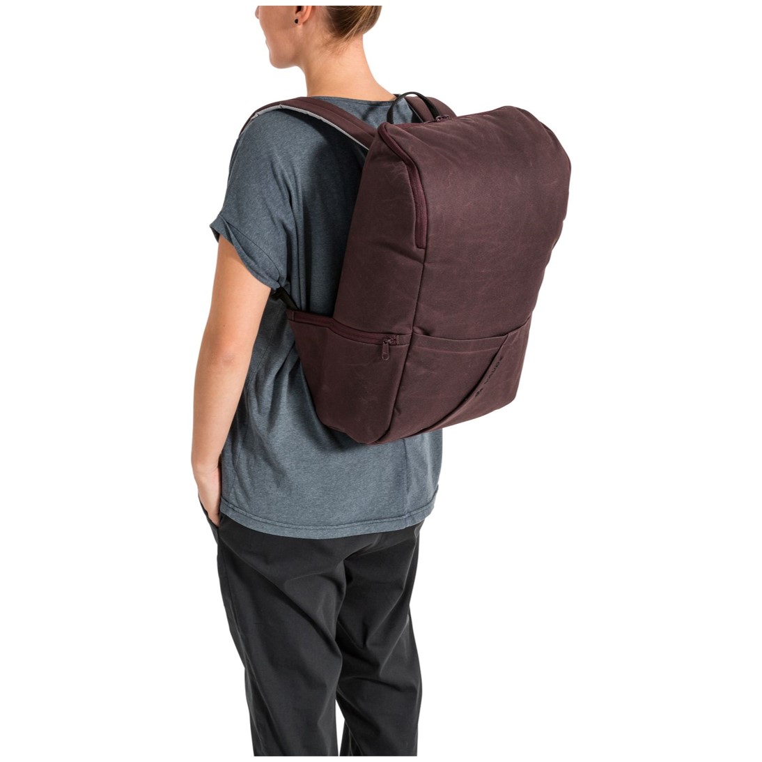 Mochila Aspe Waxed 17L Burdeo - Imagen 4