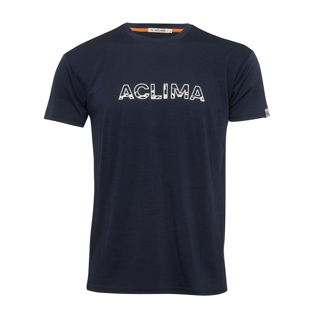 Polera Hombre Lightwool Classic Tee Logo 140 – Azul - Imagen 2