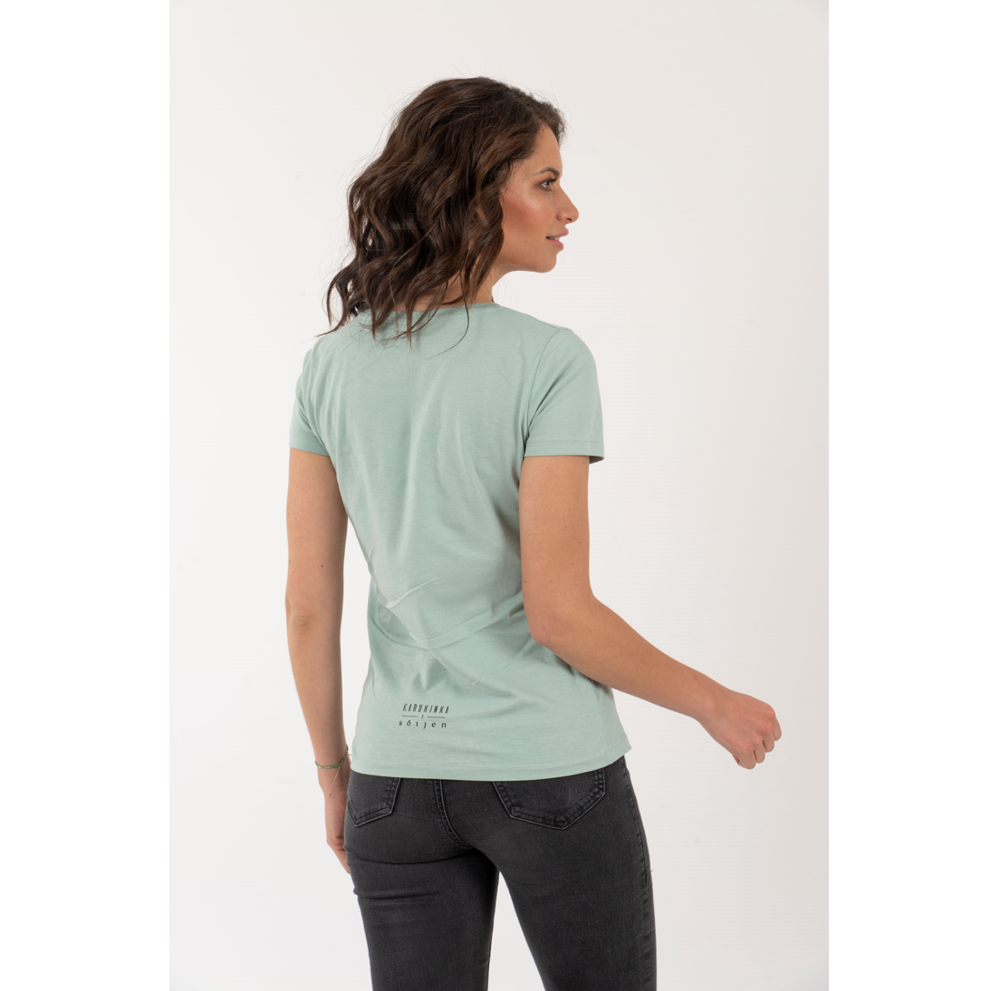 Polera Torres del Paine Mujer – Verde - Imagen 6