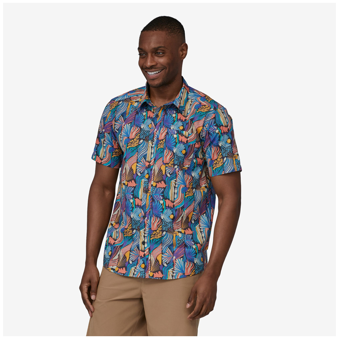 Camisa Go to Shirt Hombre Joy – Azul - Imagen 3
