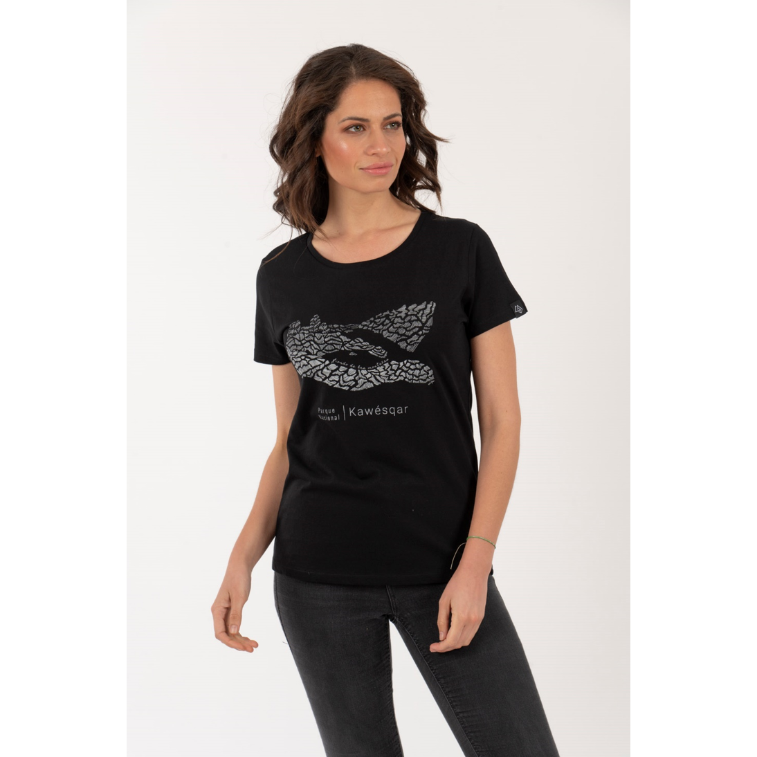 Polera Parque Kawesqar Mujer – Negro - Imagen 5