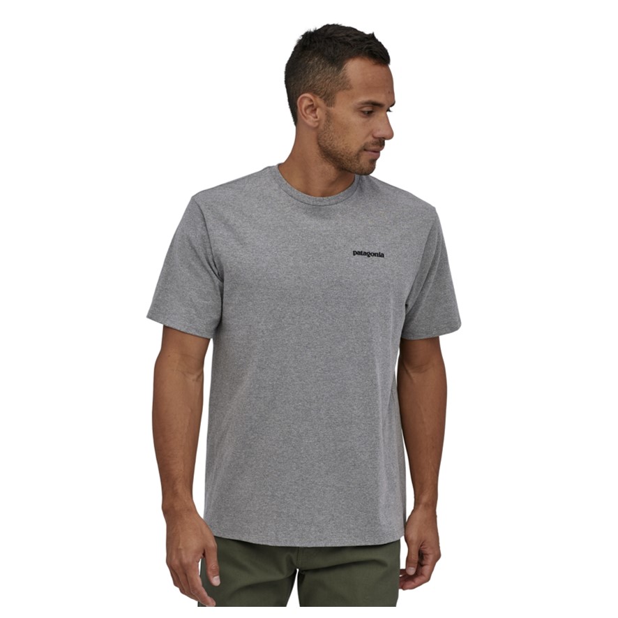 Polera P-6 Logo Hombre Gris - Imagen 3