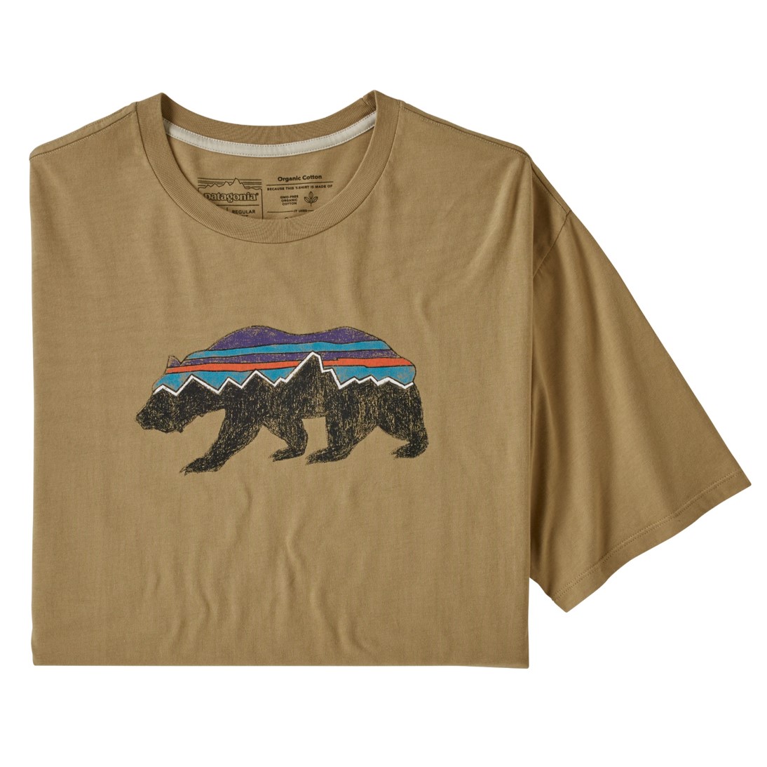 Polera Fitz Roy Bear Scope Organic Hombre Café - Imagen 2