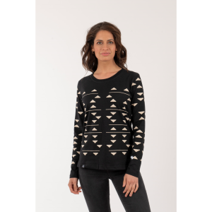 Polera Triangulos Mujer – Negro
