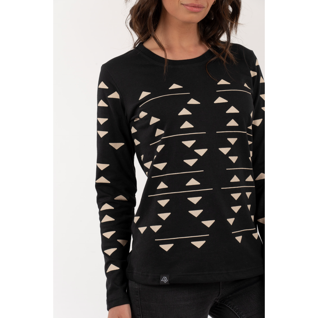 Polera Triangulos Mujer – Negro - Imagen 5
