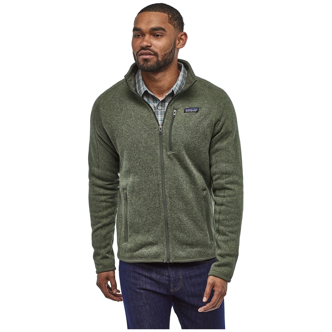 Polar Better Sweater Jacket Hombre Verde - Imagen 4