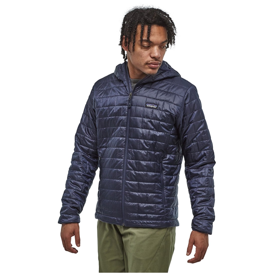 Parka Sintética Nano Puff Hoody Hombre Azul - Imagen 3