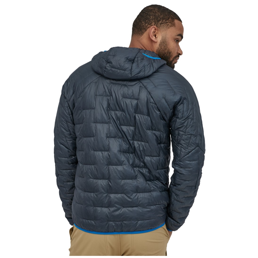 Parka Sintética Micro Puff Hoody Hombre Azul - Imagen 5