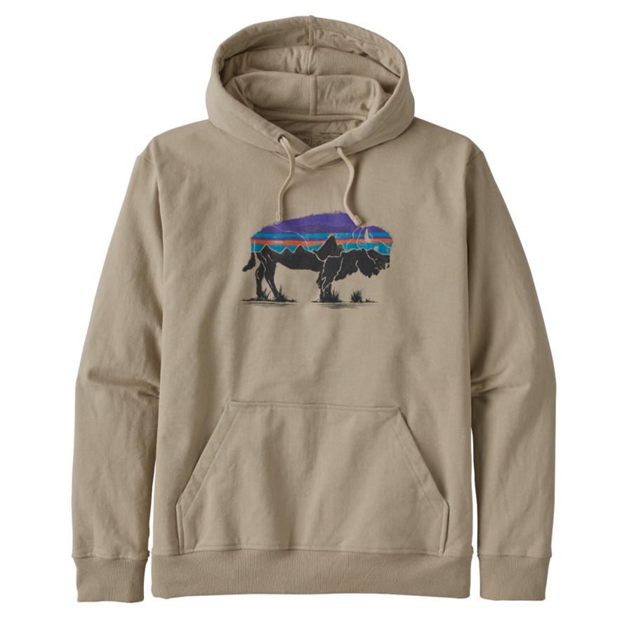 Polerón Fitz Roy Bison Uprisal Hoody Hombre Beige