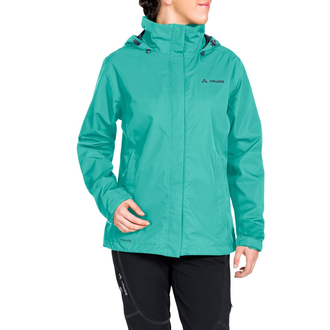 Cortavientos impermeable Escape Light Mujer Celeste - Imagen 4