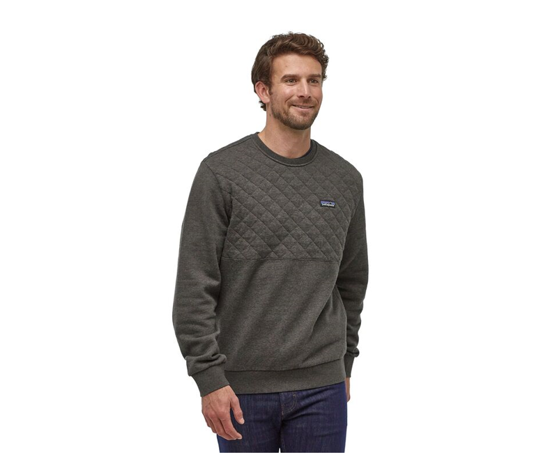 Polerón Organic Cotton Quilt Hombre Gris