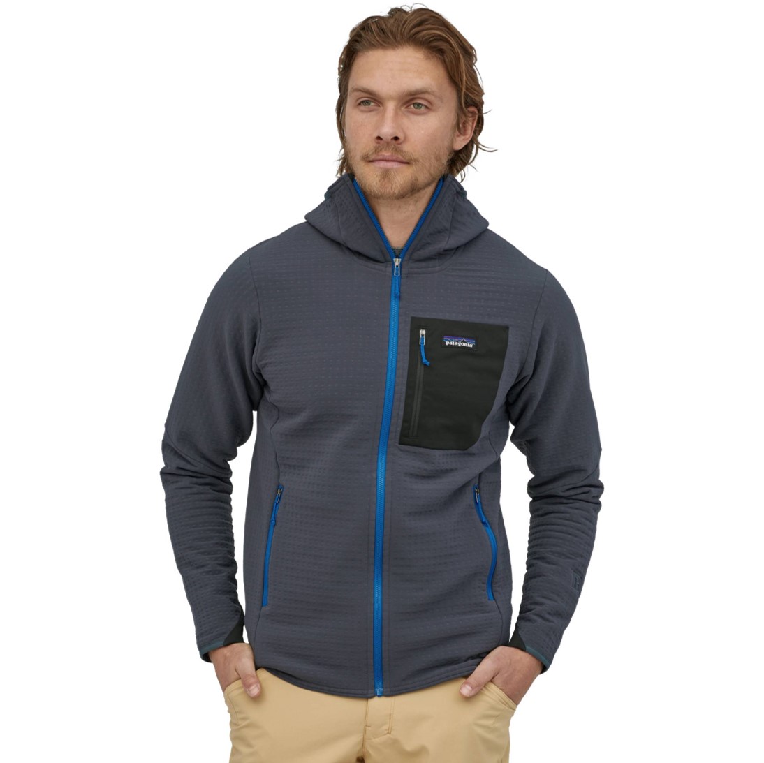 Polar R2 Techface Hoddy Hombre Azul - Imagen 5