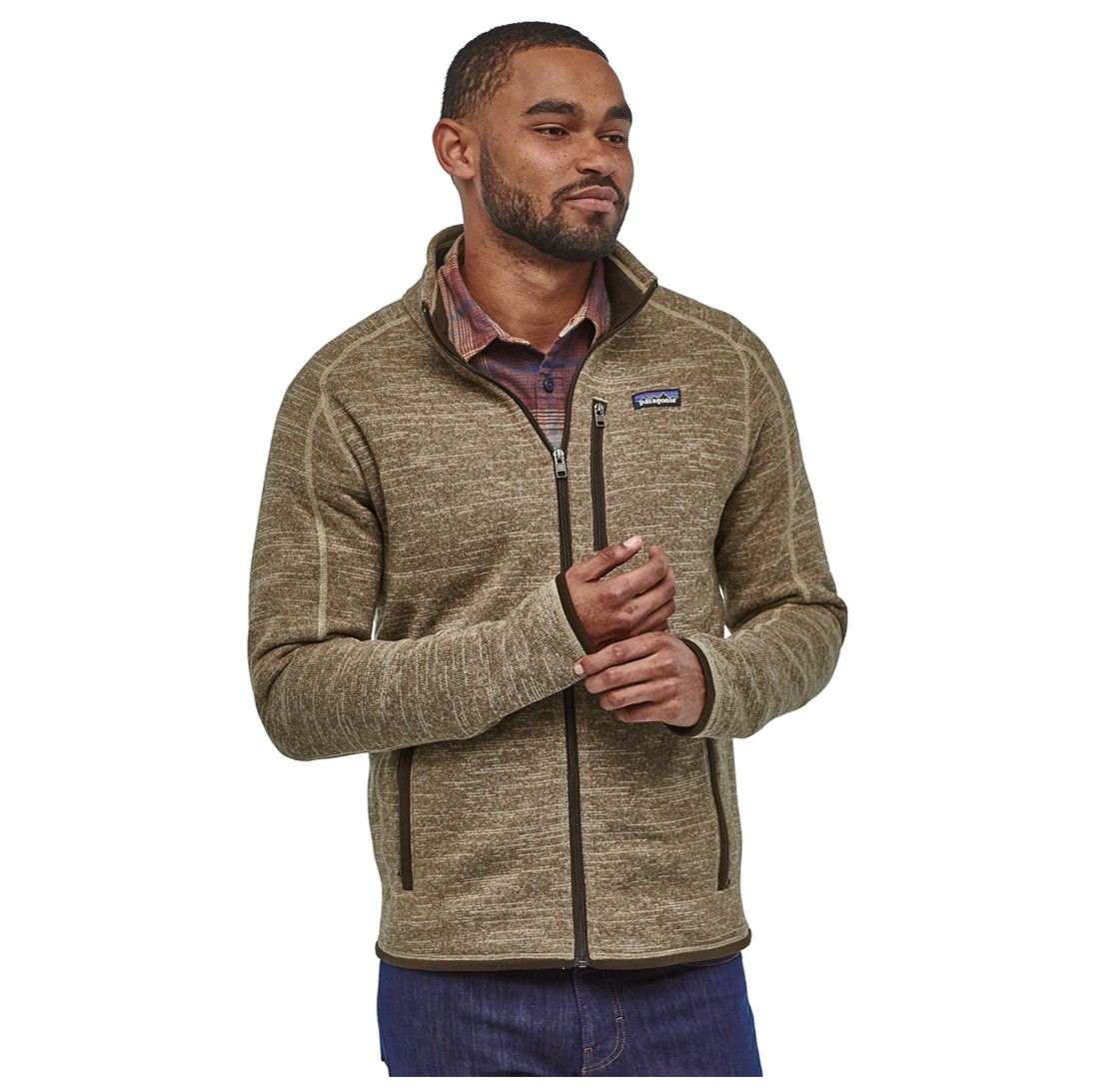 Polar Better Sweater Jacket Hombre Cafe - Imagen 4