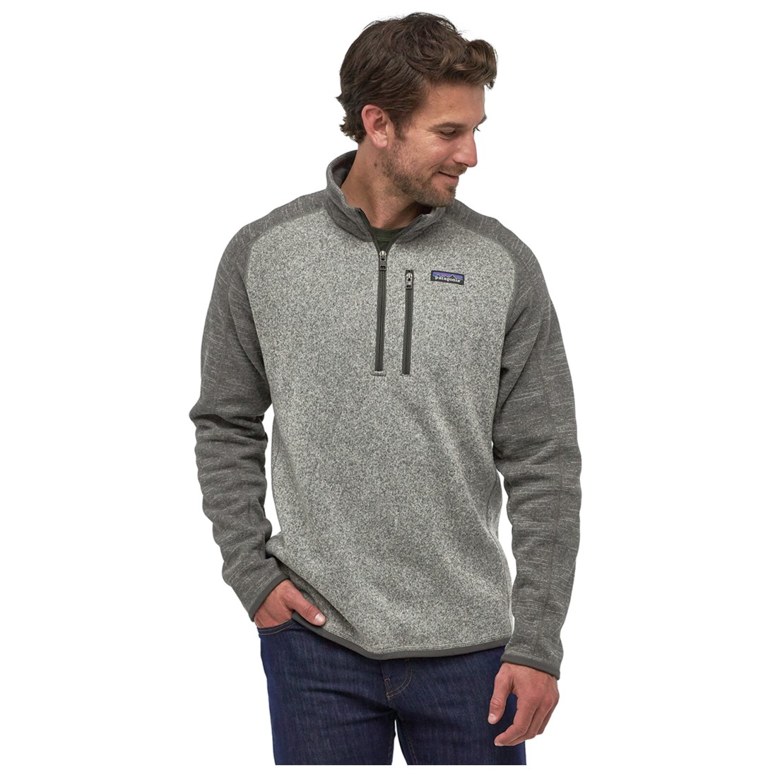Polar Better Sweater 1/4 Zip Hombre Gris - Imagen 3