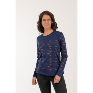 Polera Triangulos Mujer – Azul