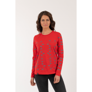 Polera Triangulos Mujer – Rojo