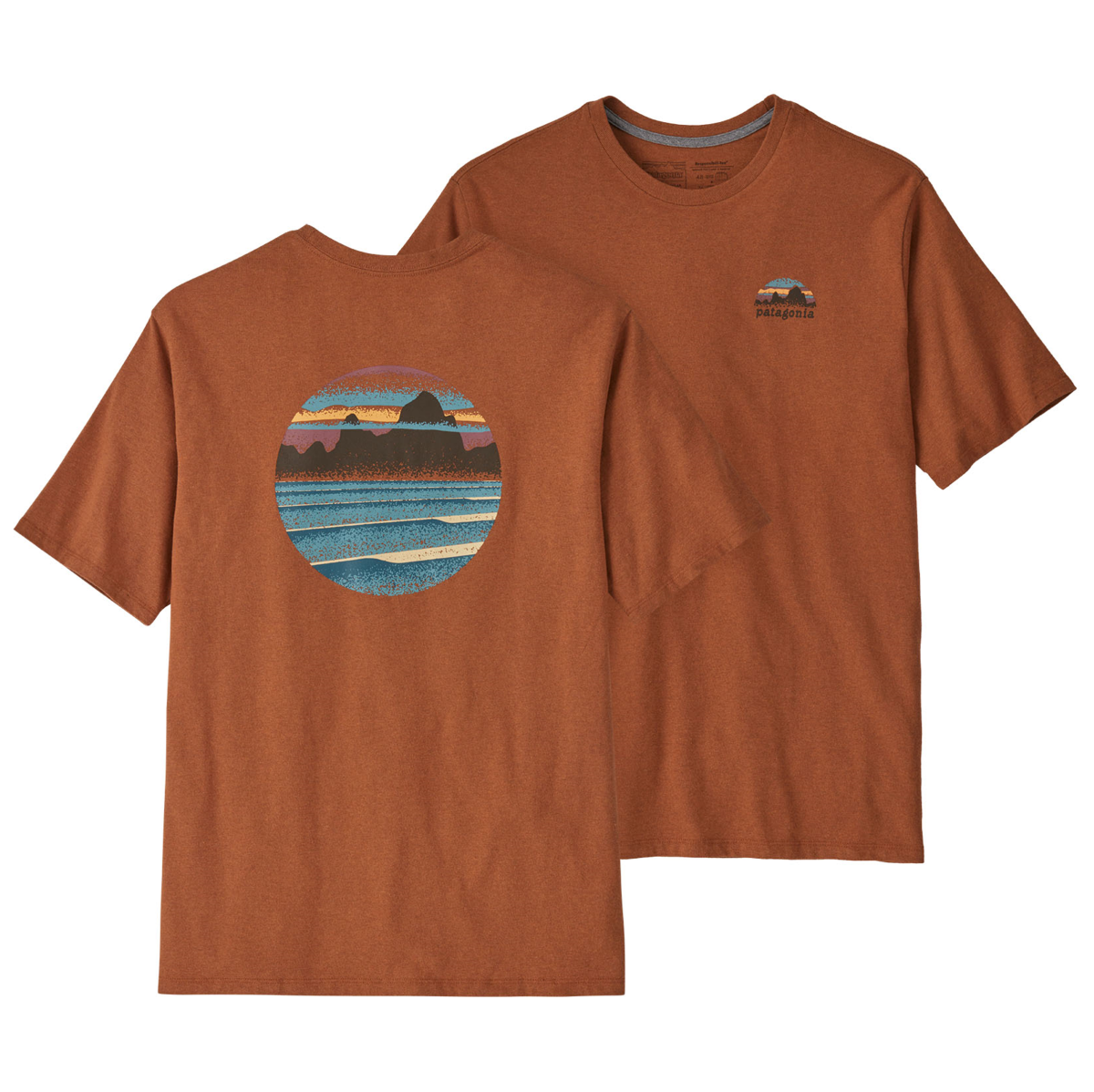 Polera Hombre Skyline Stencil Responsibili-Tee® - Imagen 4