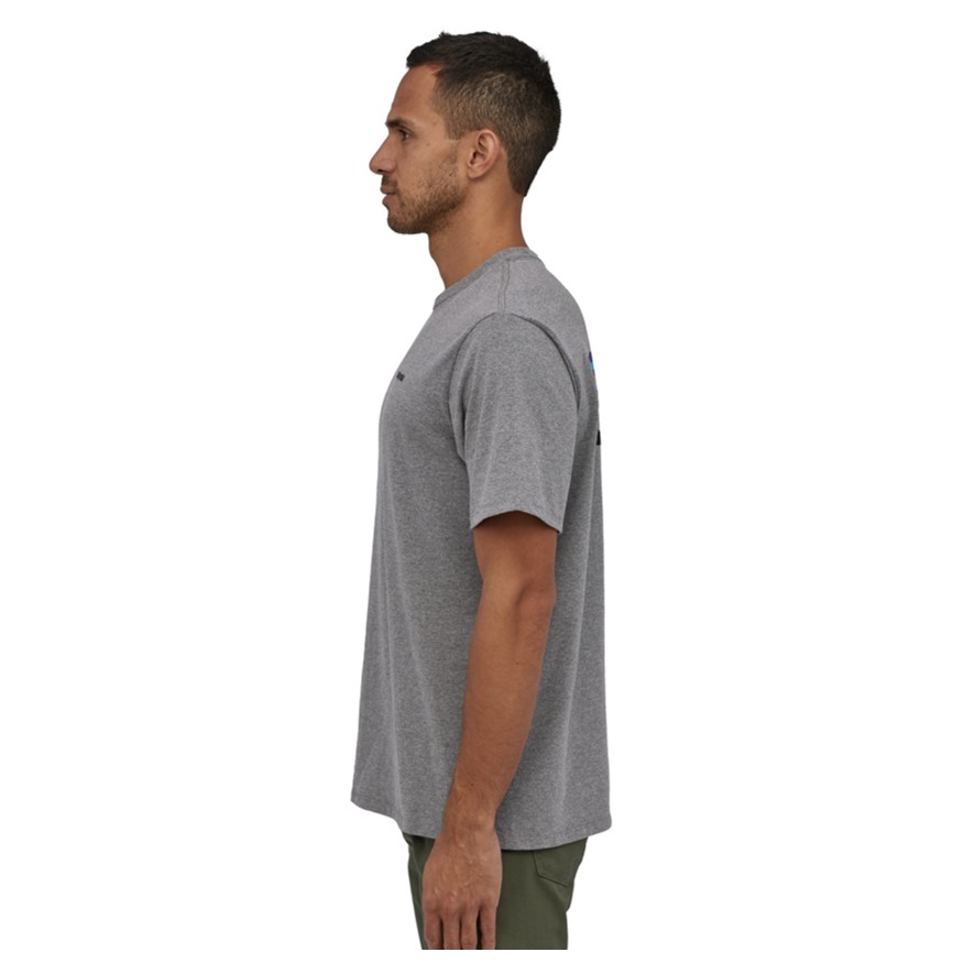 Polera P-6 Logo Hombre Gris - Imagen 4