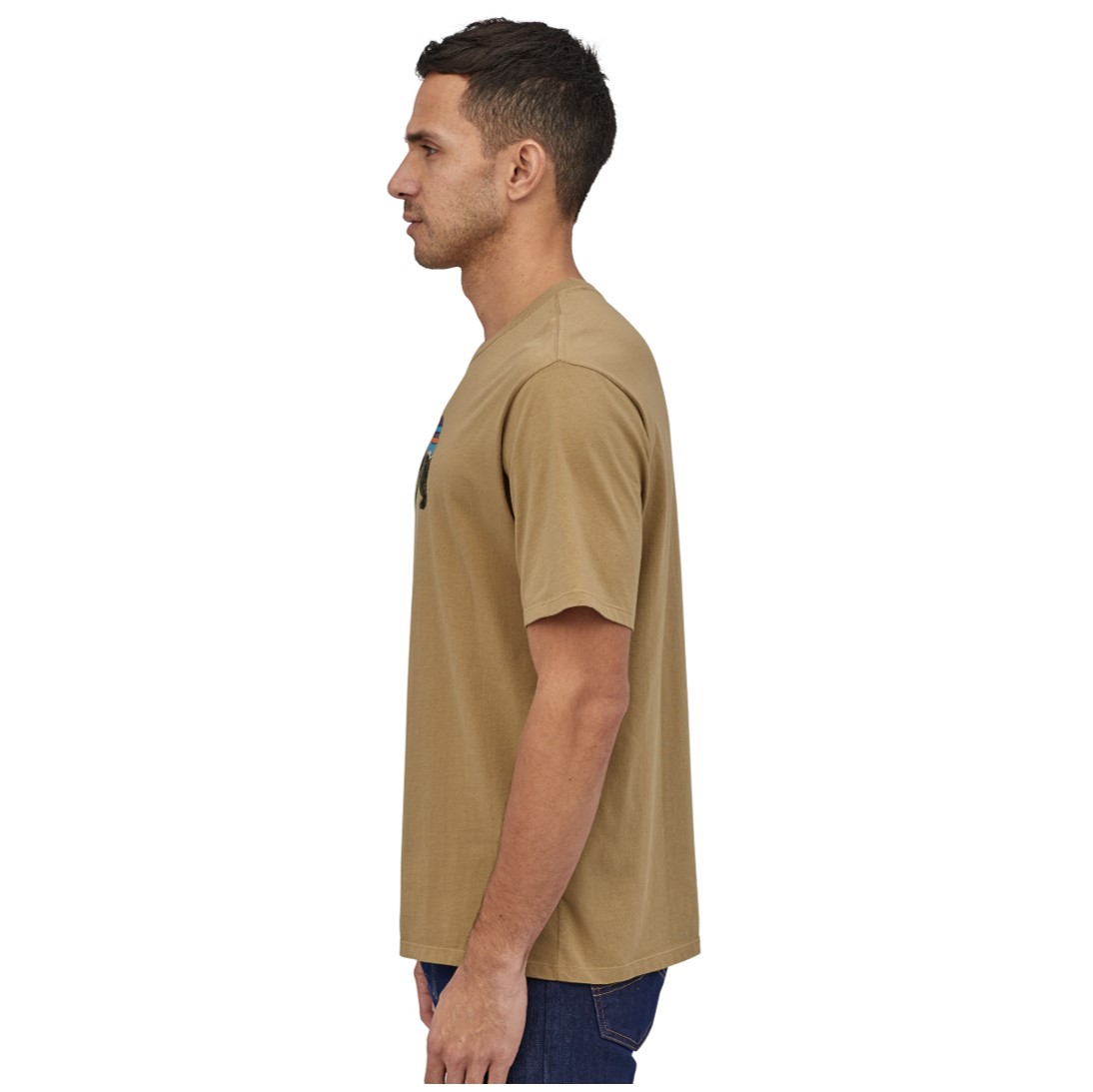 Polera Fitz Roy Bear Scope Organic Hombre Café - Imagen 4