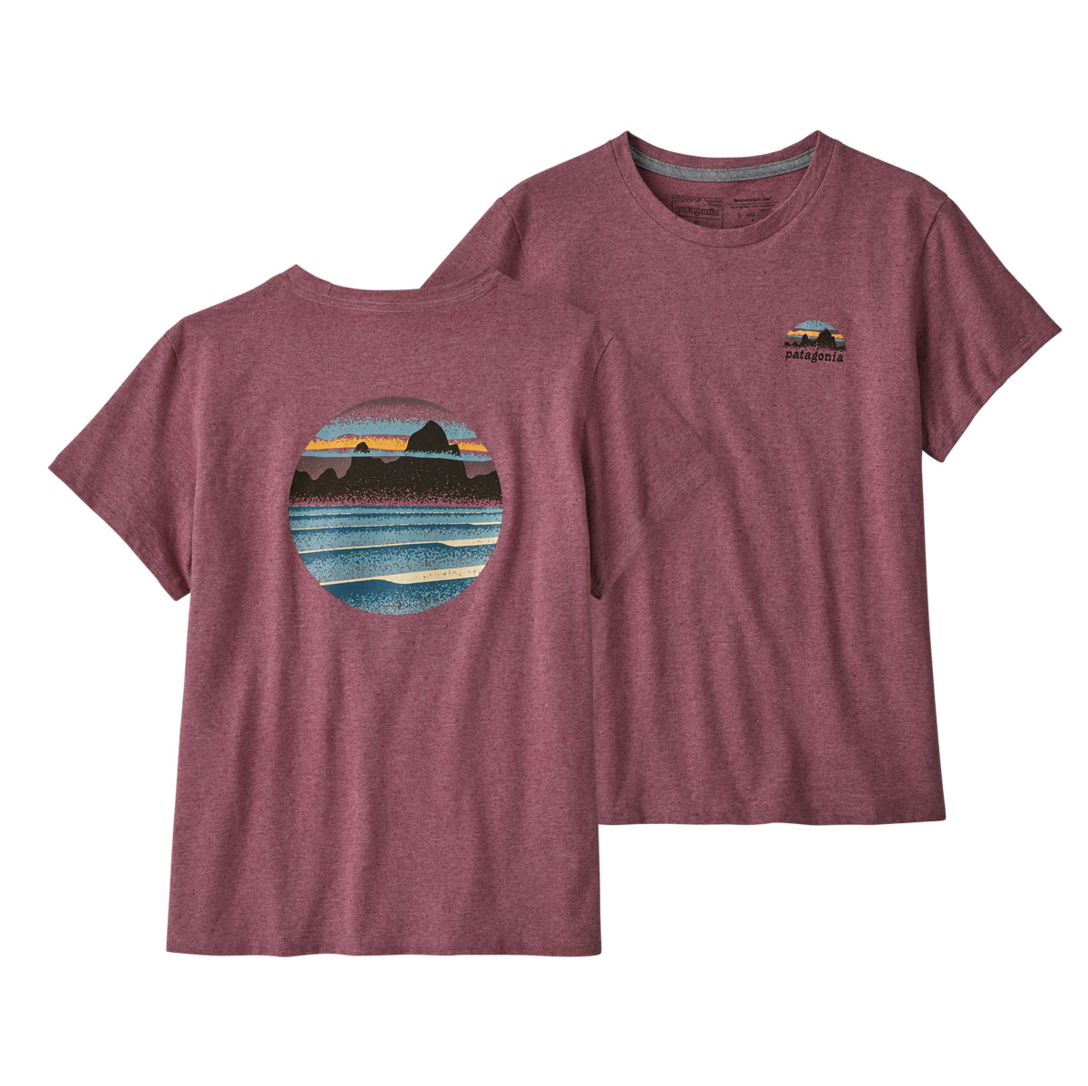 Polera Mujer Skyline Stencil Responsibili-Tee - Imagen 5