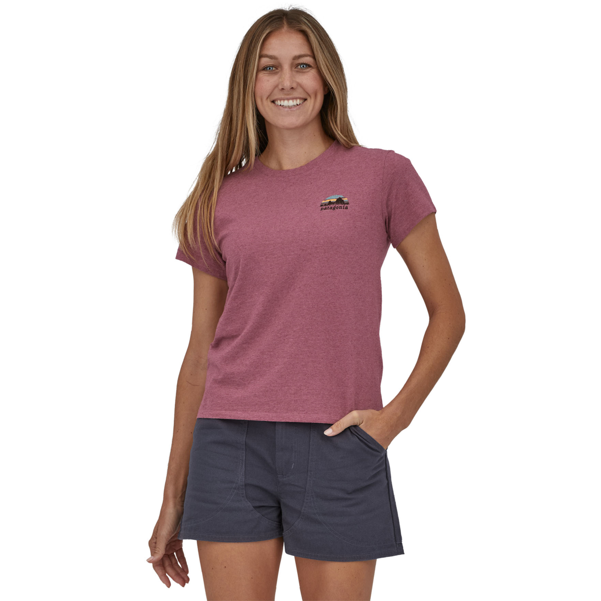 Polera Mujer Skyline Stencil Responsibili-Tee - Imagen 4