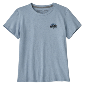 Polera Mujer Skyline Stencil Responsibili-Tee Stream Blue
