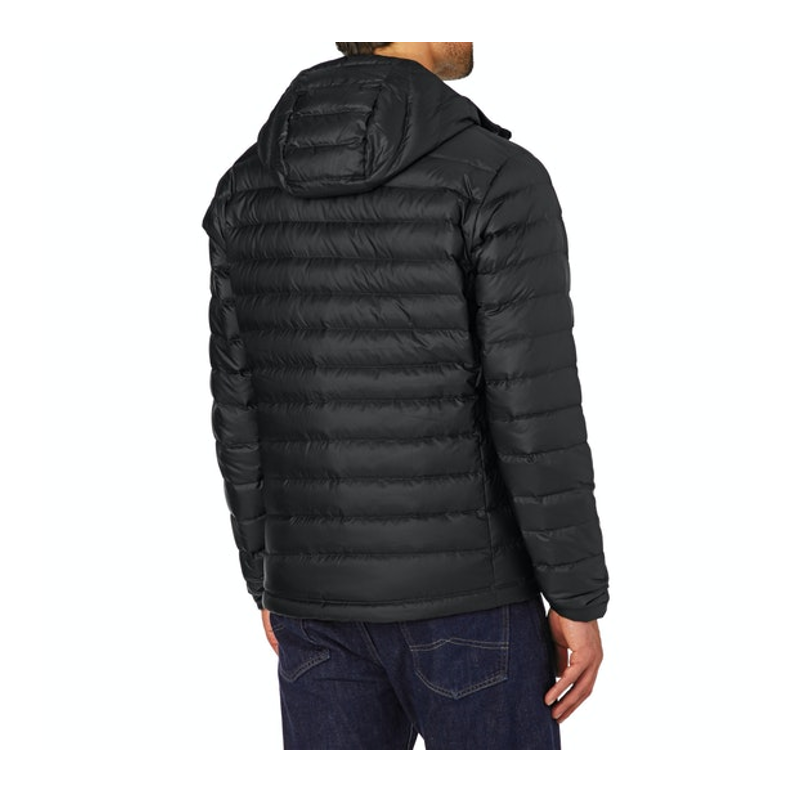 Parka Pluma Down Sweater Hoody Hombre Negro - Imagen 6