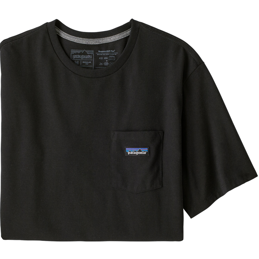 Polera P-6 Responsibili-Tee Hombre – Negro - Imagen 2