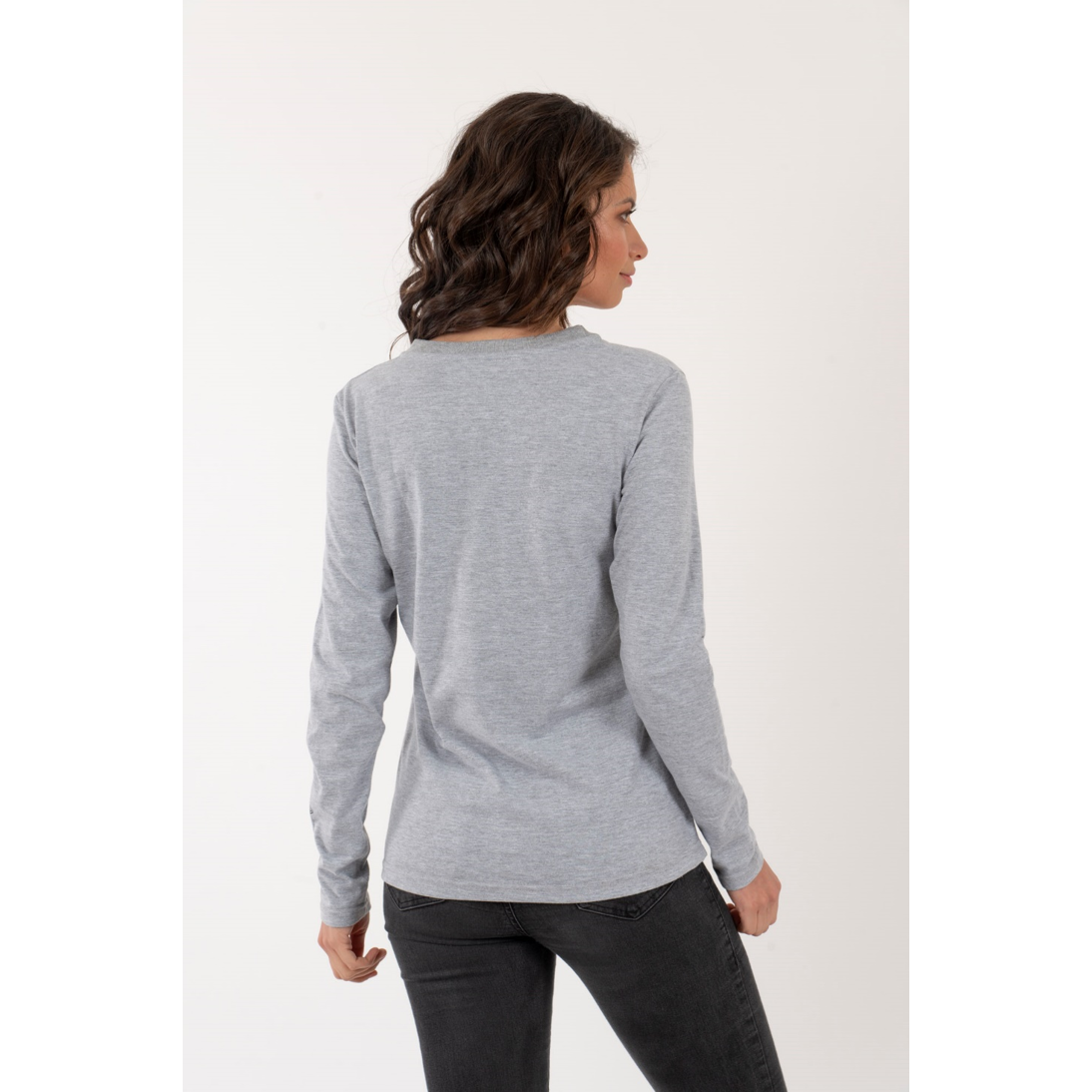Polera Mujer Baquedano Gris - Imagen 6
