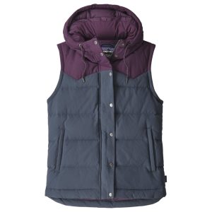 Parka Pluma Reversible Bivy Down Vest Mujer Azul / Morado