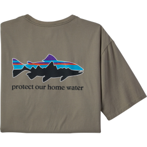 Polera Hombre Home Water Trout Organic – Verde
