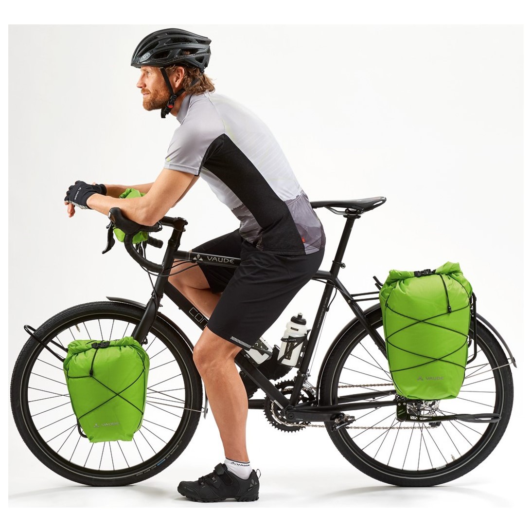 Alforja Impermeable Aqua Black Light – Par - Imagen 8