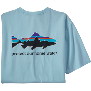 Polera Hombre Home Water Trout Organic – Celeste