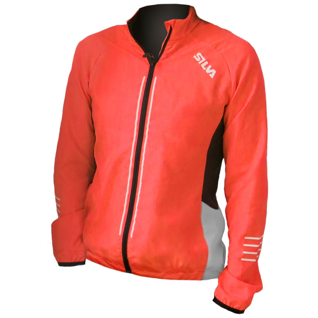 Chaqueta Running Perform Visibility Mujer Naranja - Imagen 2